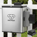 Dog Poop Trash Can Outside, 2.1 Gallon Dog Waste Container by Unknown