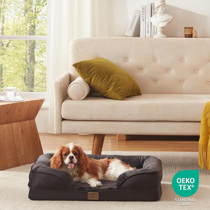Bedfolks Orthopedic Dog Bed, Waterproof Dog Sofa Bed - Image 8