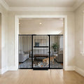 Lumizone Extra Tall Pet Gate 55.12" High Pressure Mounted 63.39"-67.90" Extra by Lumizone