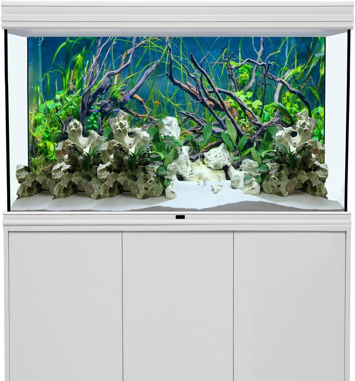 60x24 inches Tropical Fish Tank Background Aquatic Plant Aquarium Backdrop