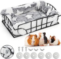 Metal Rat Cage Hanging Platform with Mat, Chew Proof