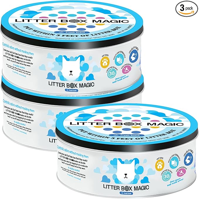 Cat Deodorizer Jar Fresh Scent by LitterBoxMagic