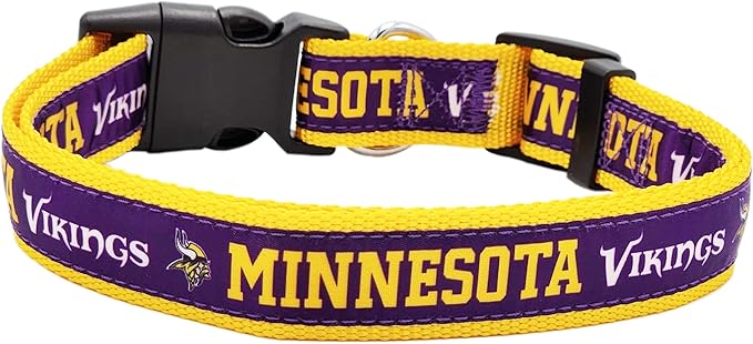 NFL Vikings Dog & Cat Collar - Image 2