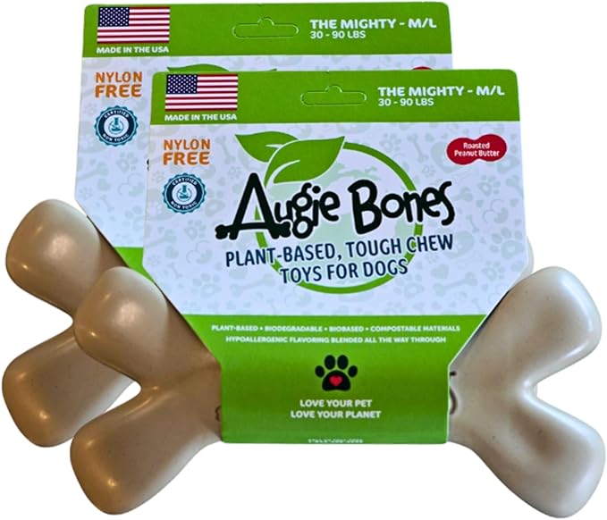 2-Pack Non-Toxic Dog Toys by AugieBones