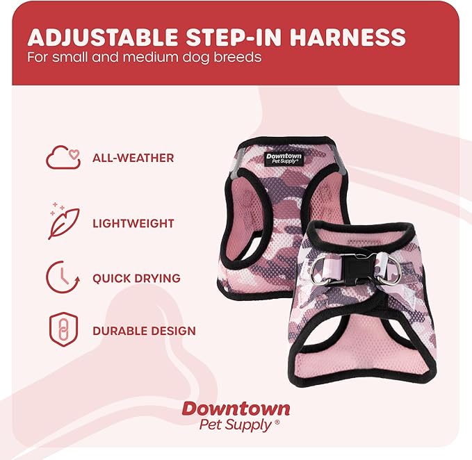 Downtown Pet Supply Step-in Dog Harness – No Pull, Adjustable Padded Mesh - Image 3