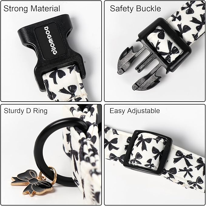 DOGWONG Cute Dog Collar, Girl Female Dog Collars - Image 3