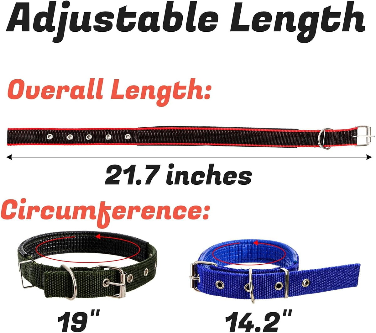 Coloch 12 Pack Goat Collars with Bells, Adjustable Nylon Sheep Collar with Anti-Lost Loud Cow Bells Small Copper Bronze Bells for Sheep, Cow, Goat, Dog