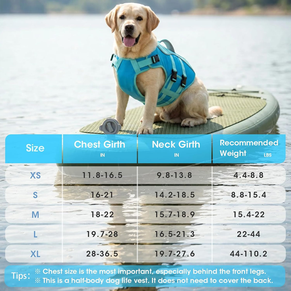 PETDSH Dog Life Jacket Small, High Flotation Dog Life Vest for Swimming Boating, Reflective Puppy Lifejacket with Superior Buoyancy and Rescue Handle, Adjustable Safety Dogs Floating Vests