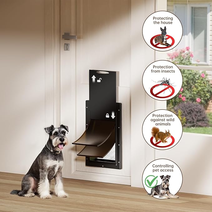 Never Rust Plastic Dog Door, Doggy Doggie Door, Cat Door - Image 3
