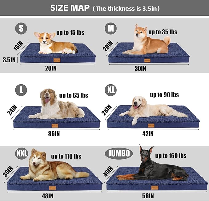 Patas Lague Orthopedic Jumbo Dog Bed - Image 5