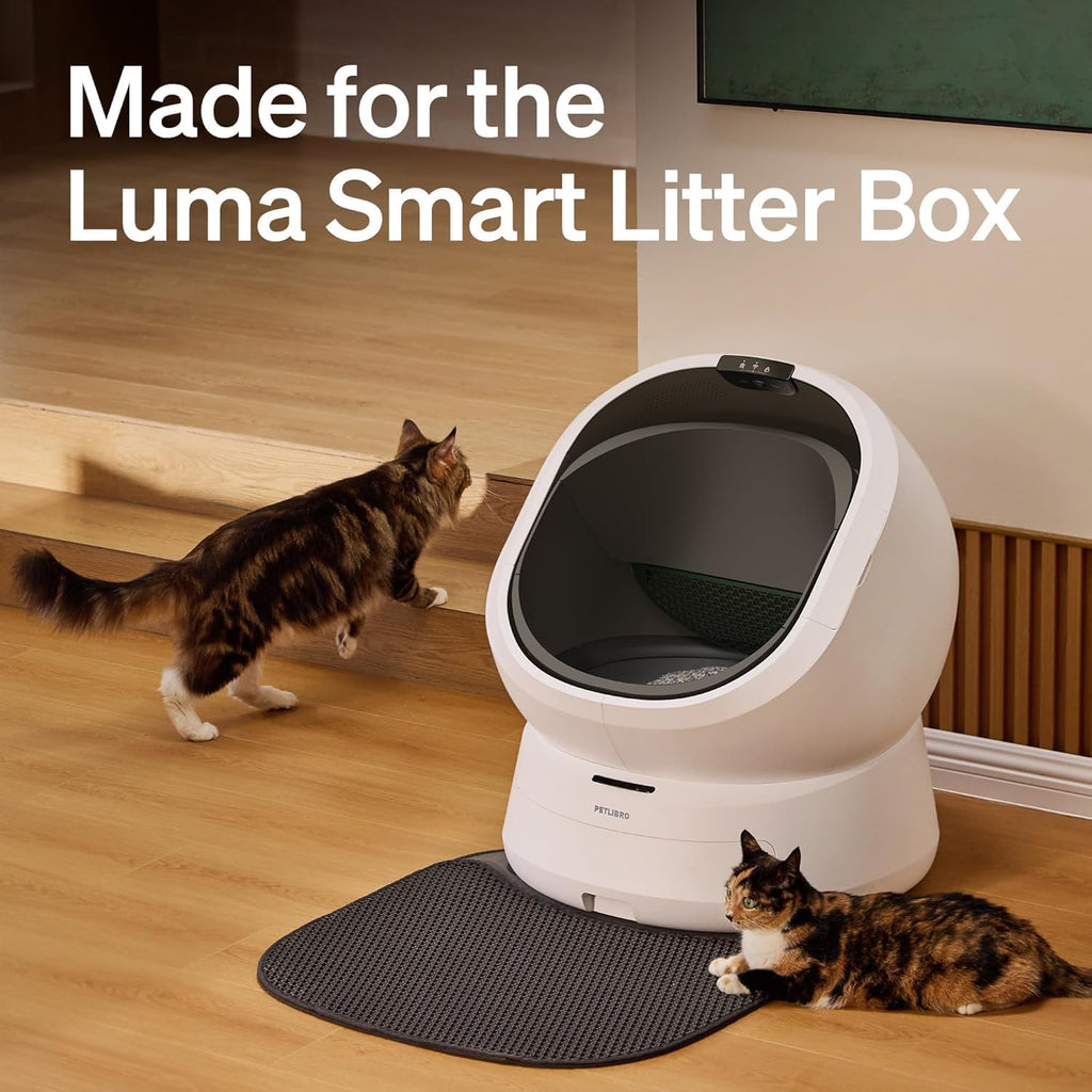 PETLIBRO Large Cat Litter Mat Compatible with Luma Self-Cleaning Cat Litter Box, Waterproof Litter Trapping Floor Mat, Non-Slip & Easy to Clean