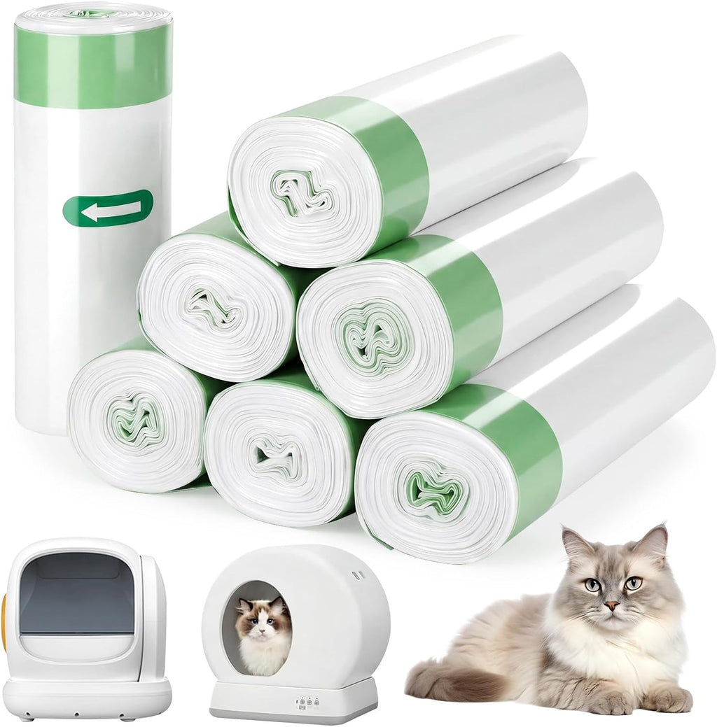 140 Cat Litter Box Liners For Meowant Mw-Sc01/Sc02/Sc09, Drawstring