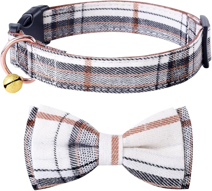 Yizepet Dog Collar with Bow Tie- Adjustable pet Collar - Image 2