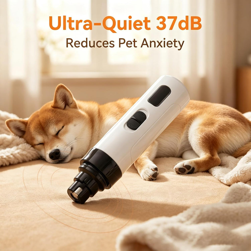 Silent Paws Quiet Pet Nail Grinder, 2 Replacement Heads