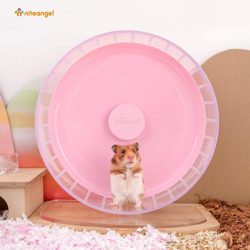 Niteangel Super-Silent Hamster Exercise Wheels: Quiet 11 inch Running Wheel