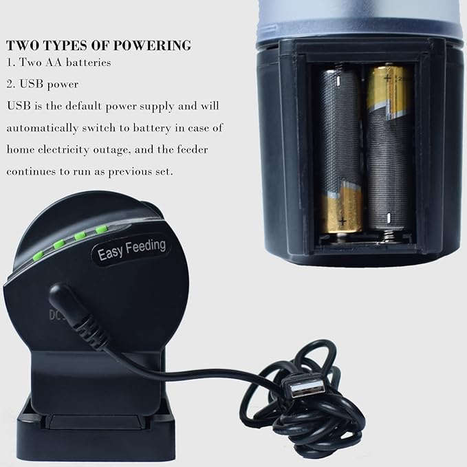 DXOPHIEX WiFi Fish Feeder Automatic Fish Feeder Automatic Dispenser Vacation - Image 4