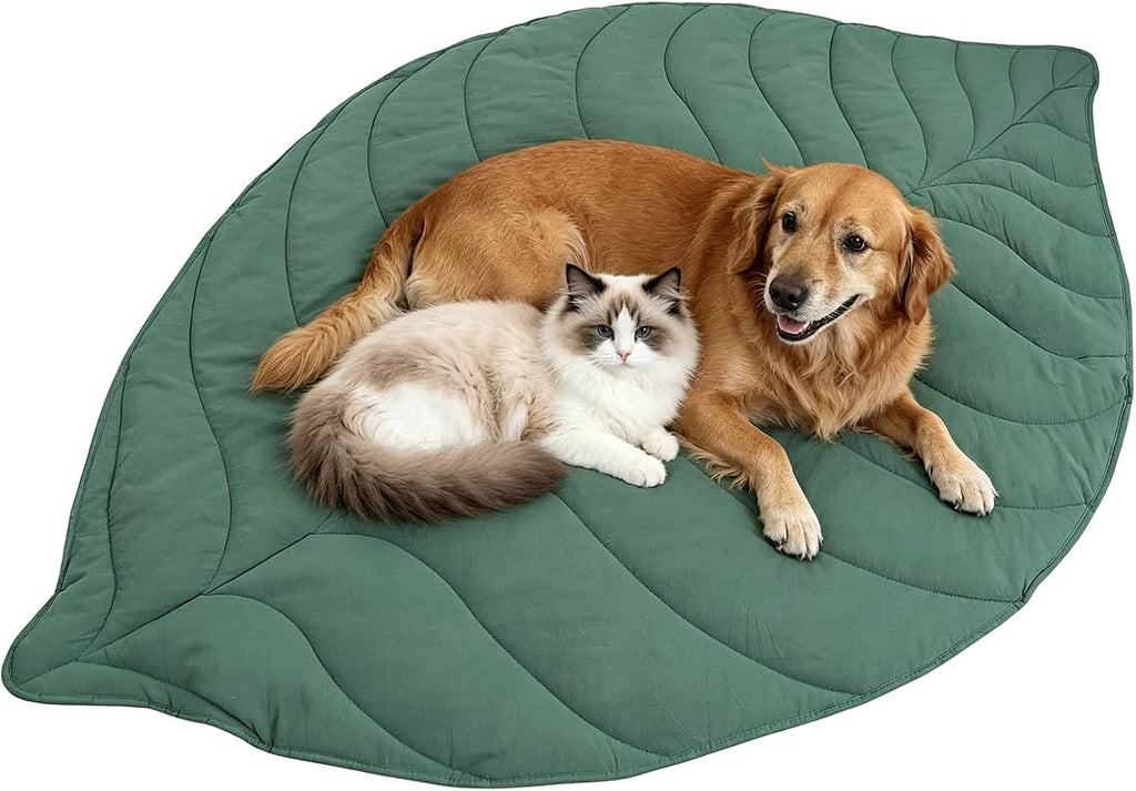 Letalong Extra Large Leaf Shaped Dog Blanket 50x45''