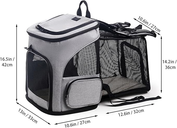 Expandable Cat Backpack Carrier – Airline Approved Pet Carrier - Image 2