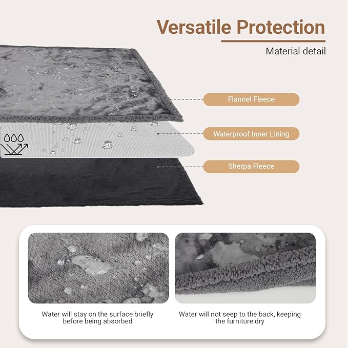 Waterproof Dog Blanket for Medium Dogs - Image 3
