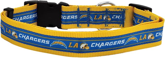 NFL Los Angeles Chargers Dog & Cat Collar, X-Large Football Team Collar - Image 2