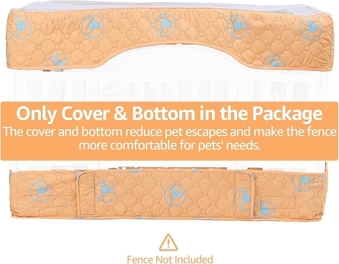 PJYuCien Dog Playpen Bottom Pad and Cover Fits - Image 2