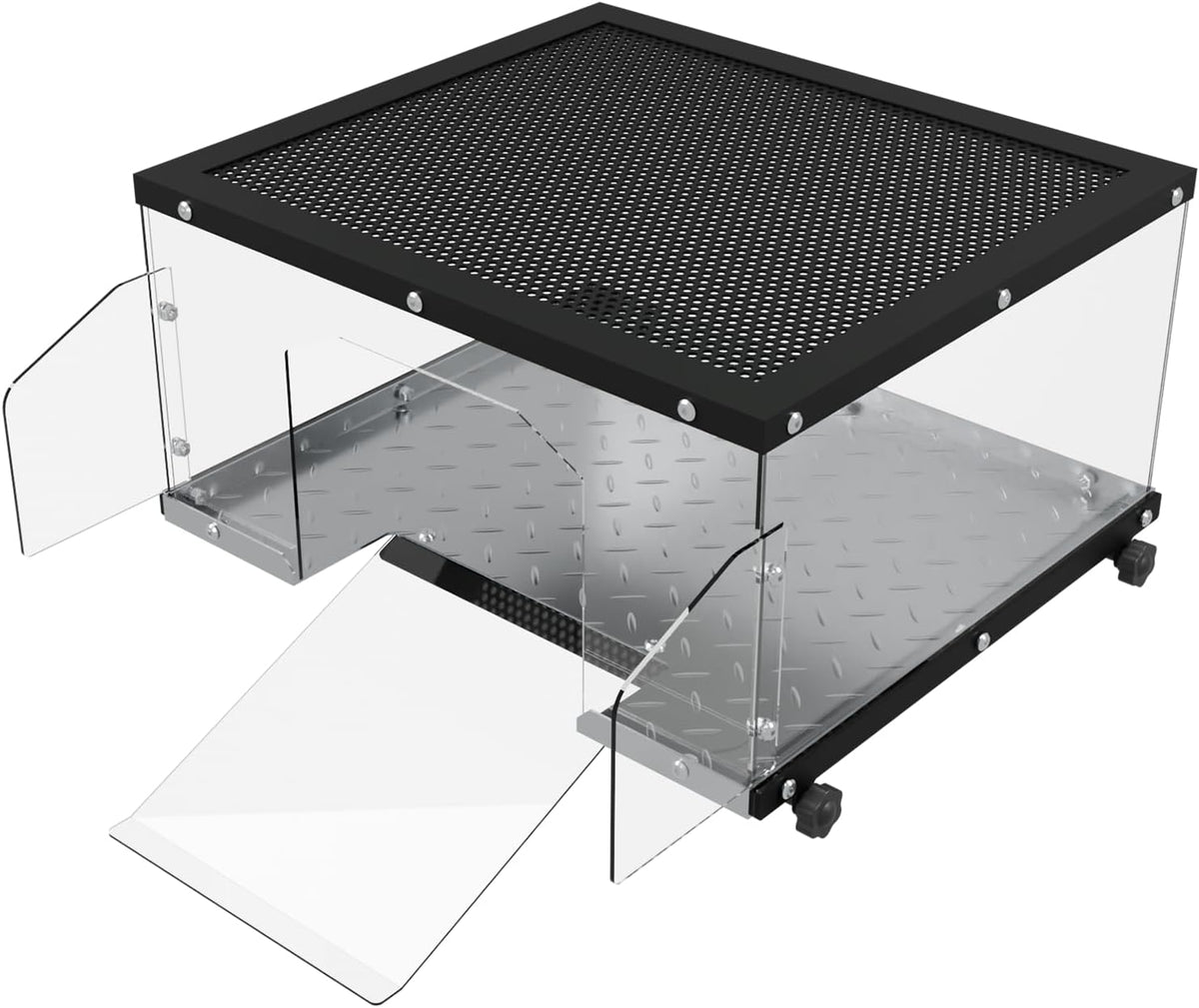 Turtle Basking Platform for 17-20 in Wide Aquarium, UVB Light Mount