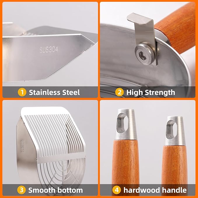 Stainless Steel Metal Cat Litter Scoop - Image 4