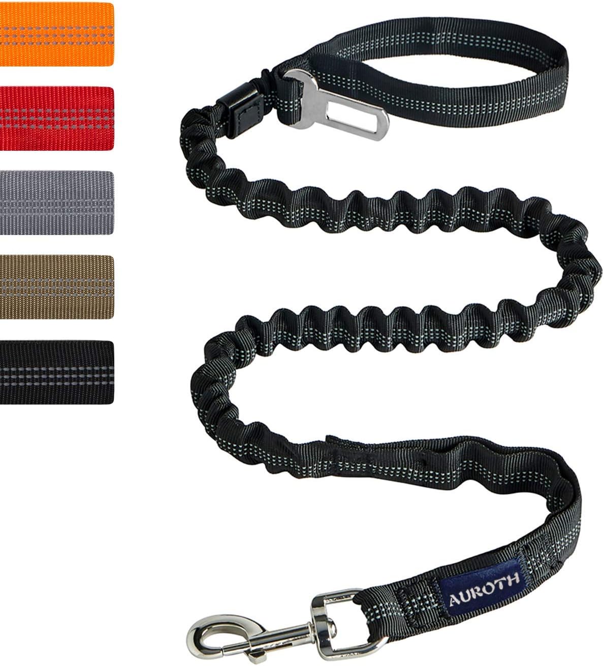 AUROTH Bungee Dog Leash for Large Dogs, No Pull for Shock Absorption