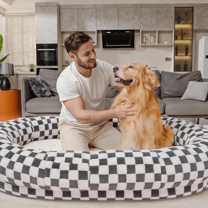 Human Dog Bed for Adults and Pets, Waterproof & Machine Washable, Durable - Image 7