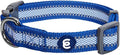 Blueberry Pet Large Dog Collar in Reflective Navy Blue | Adjustable Classic by BlueberryPet