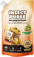 Crested Gecko Food Insect Puree, Hornworm Paste Reptile Food Made with Fresh Insects 2.82oz