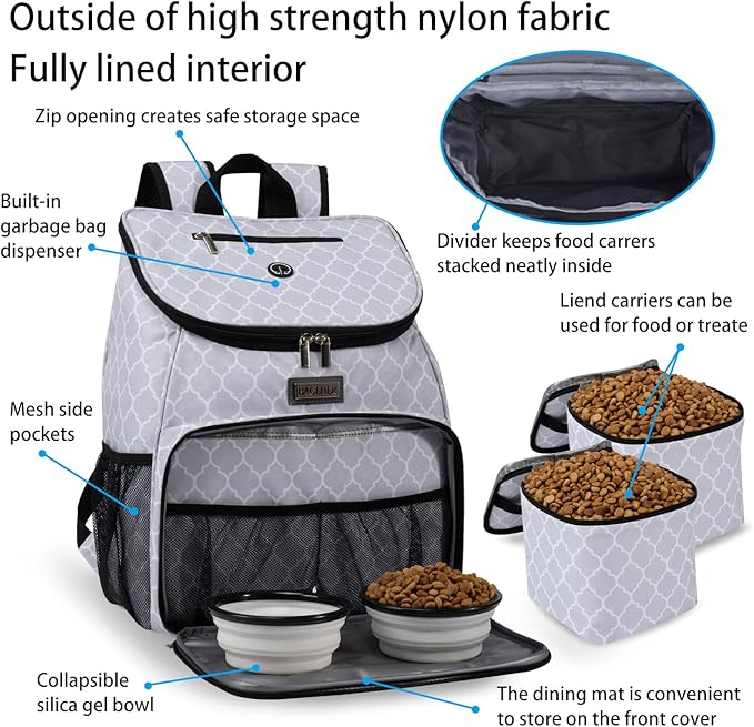 BAGLHER丨Dog Travel Bag, Airline Approved Pet Supplies Backpack, Dog Travel - Image 4