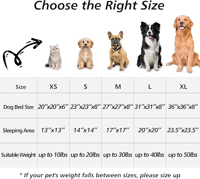 JOLLYVOGUE Calming Dog Bed Medium Size Dog, Anti-Anxiety Donut Medium Pet Bed - Image 7