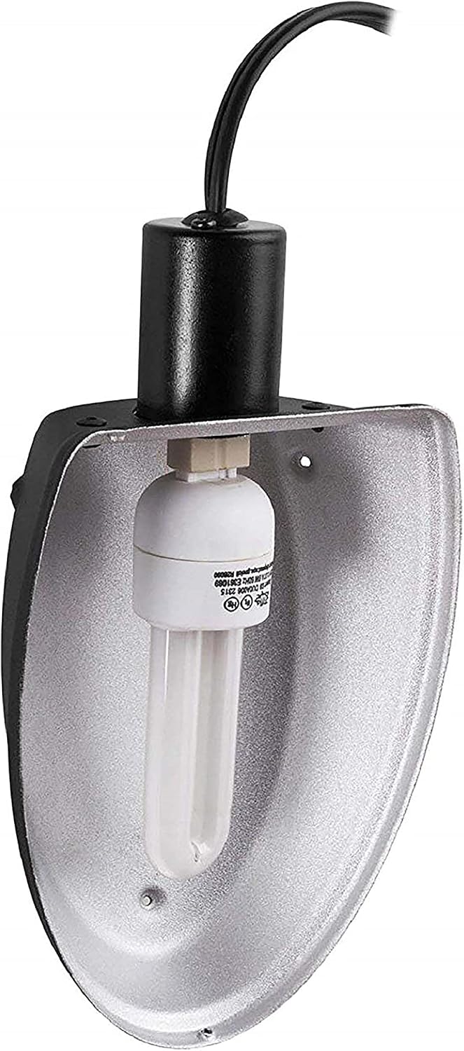 Zilla Low Profile Reptile Light Fixture, Terrarium Single