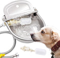 Automatic Dog Water Bowl Dispenser Large Pet Waterer Feeder Stainless-Steel