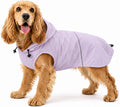 Morezi Dog Raincoat, Waterproof Dog Rain Jacket with Hood & Reflective Rim