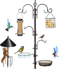 Bird Feeding Station Kit, 87 Inches Bird Feeder Pole, Premium Feeder Hanging Kit by YINGYM