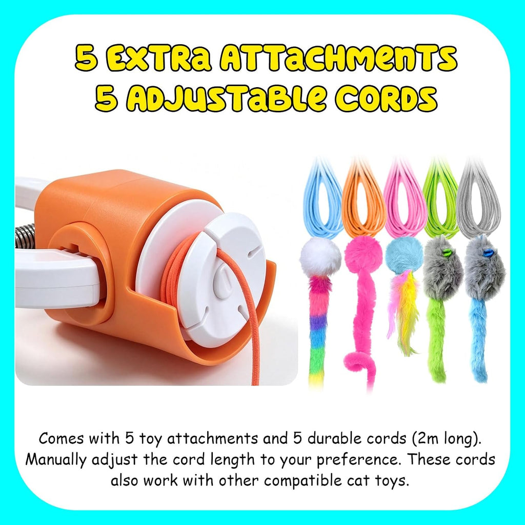 Automatic Interactive Cat Toy for Indoor Cats, Doorway Cat Kittens Toys