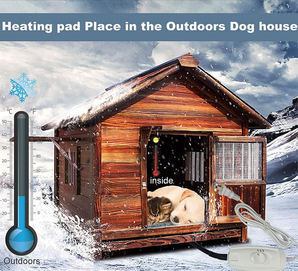 Extra Large Pet Heating Pad for Dogs, Cats & Puppies Electric Heated Bed mat