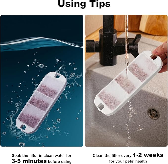 6 Pack Dog Water Fountain Filters, Filter Replacement - Image 5