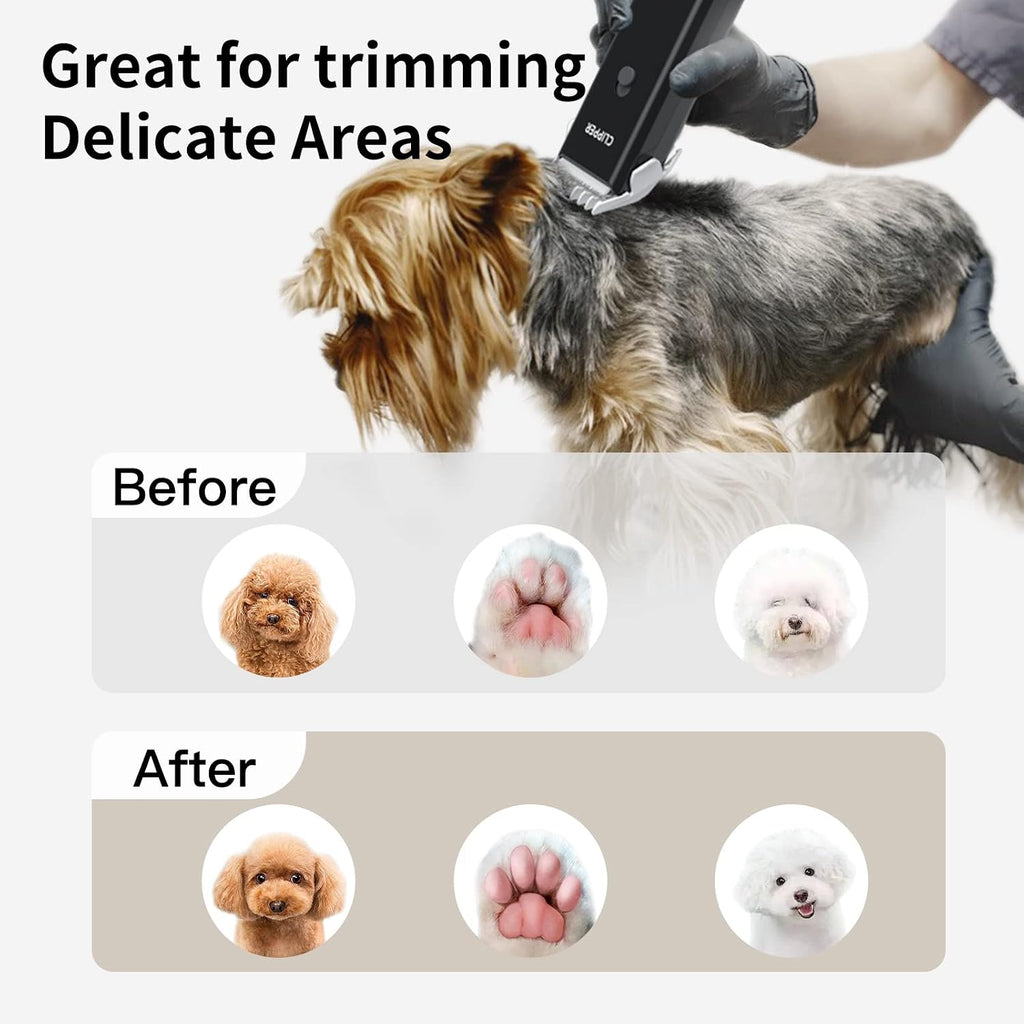 Home Professional Dog Grooming Kit Clipper Low Noise USB Rechargeable for Dog Cat