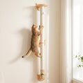 Cat Wall Climbing Post, 60" Tall Cat Climbing Wall Systems for Large Cats