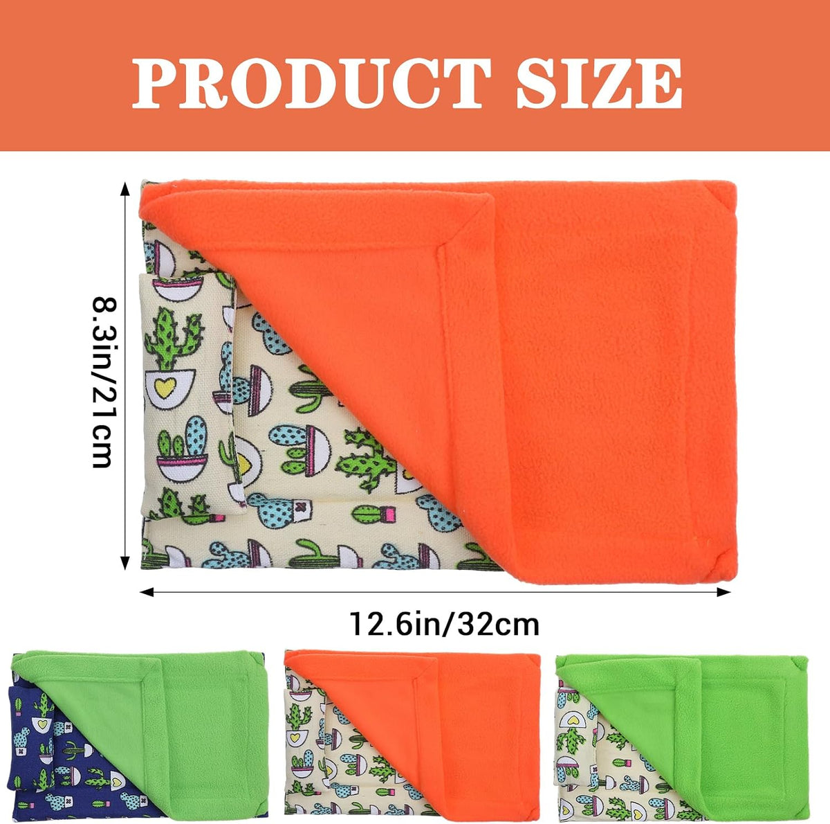 3 Pack Bearded Dragon Bed, Reptile Sleeping Bag, Reptile Pets' Sleeping Bag Set with Pillow Lizard Sleeping Bag Blanket Soft Warm Hideout Terrariums Accessories for Reptile Lizard Bearded Dragon