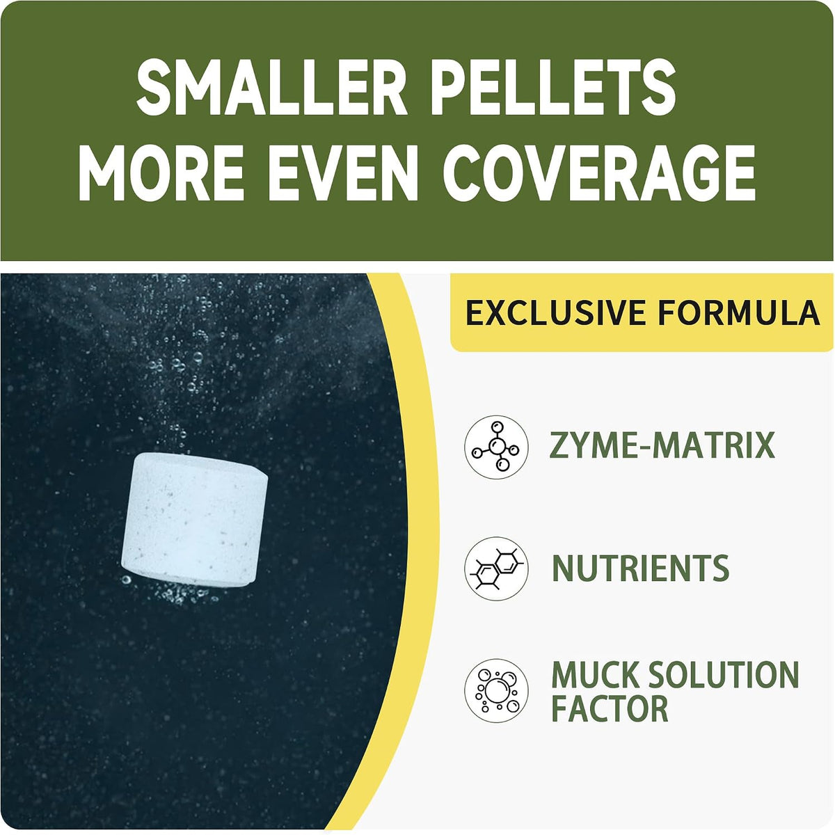 LMJP Muck Reducer for Ponds, Sludge Solution, Away Muck & Odor Control, 5LB