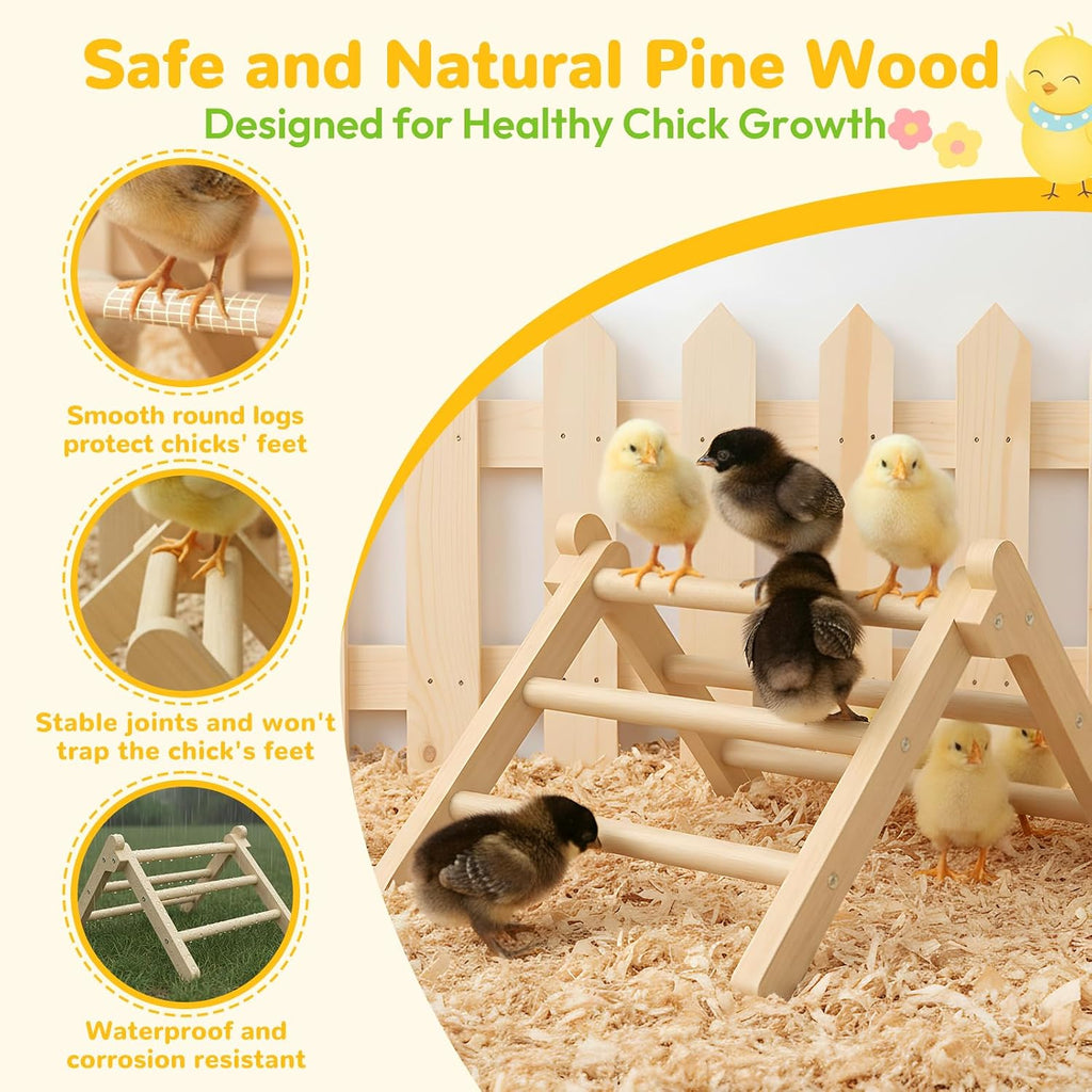 INNOLAND Chick Perch Foldable, Chick Toys Stable & No Assemble
