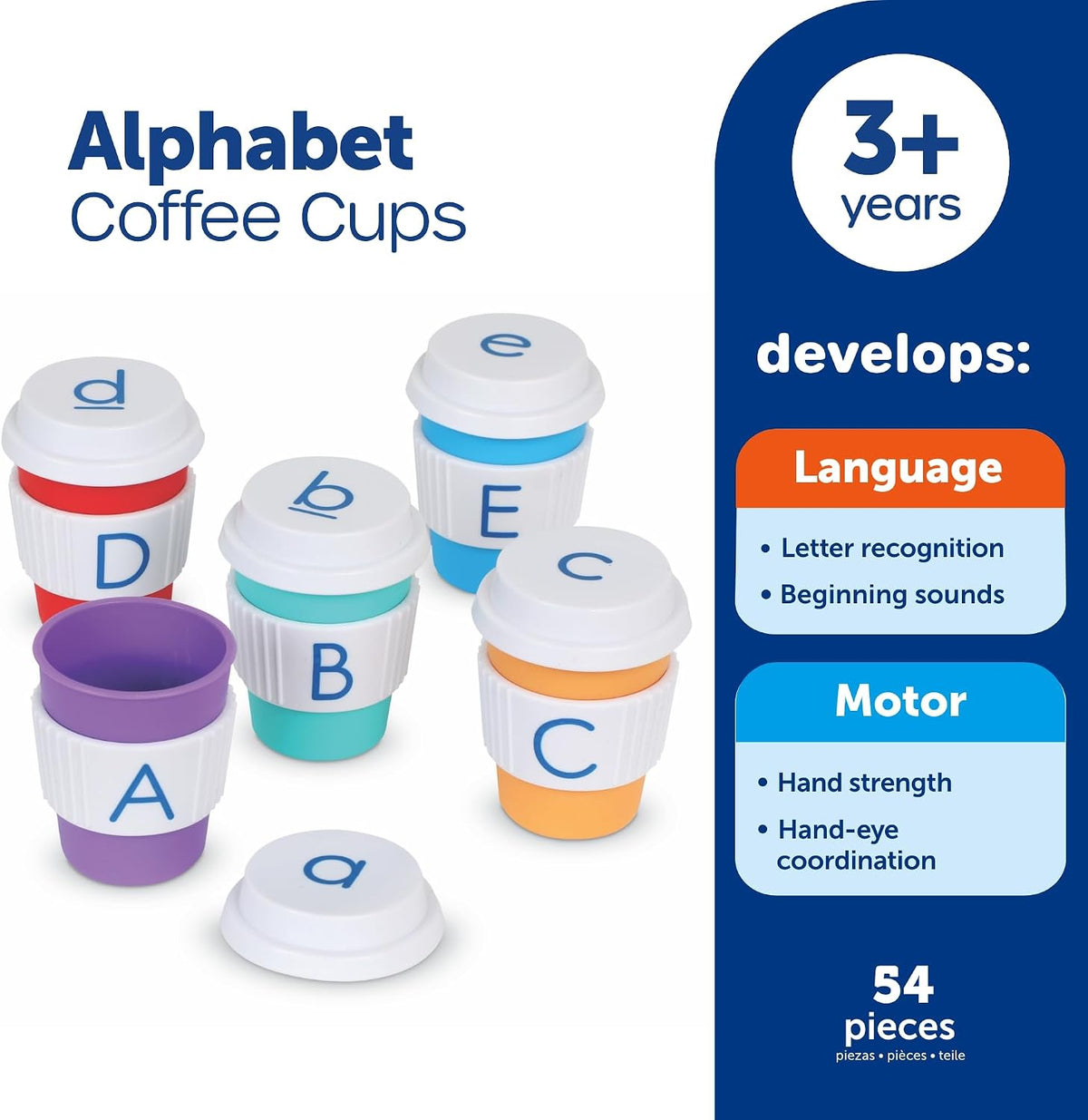 Learning Resources Alphabet Coffee Cups