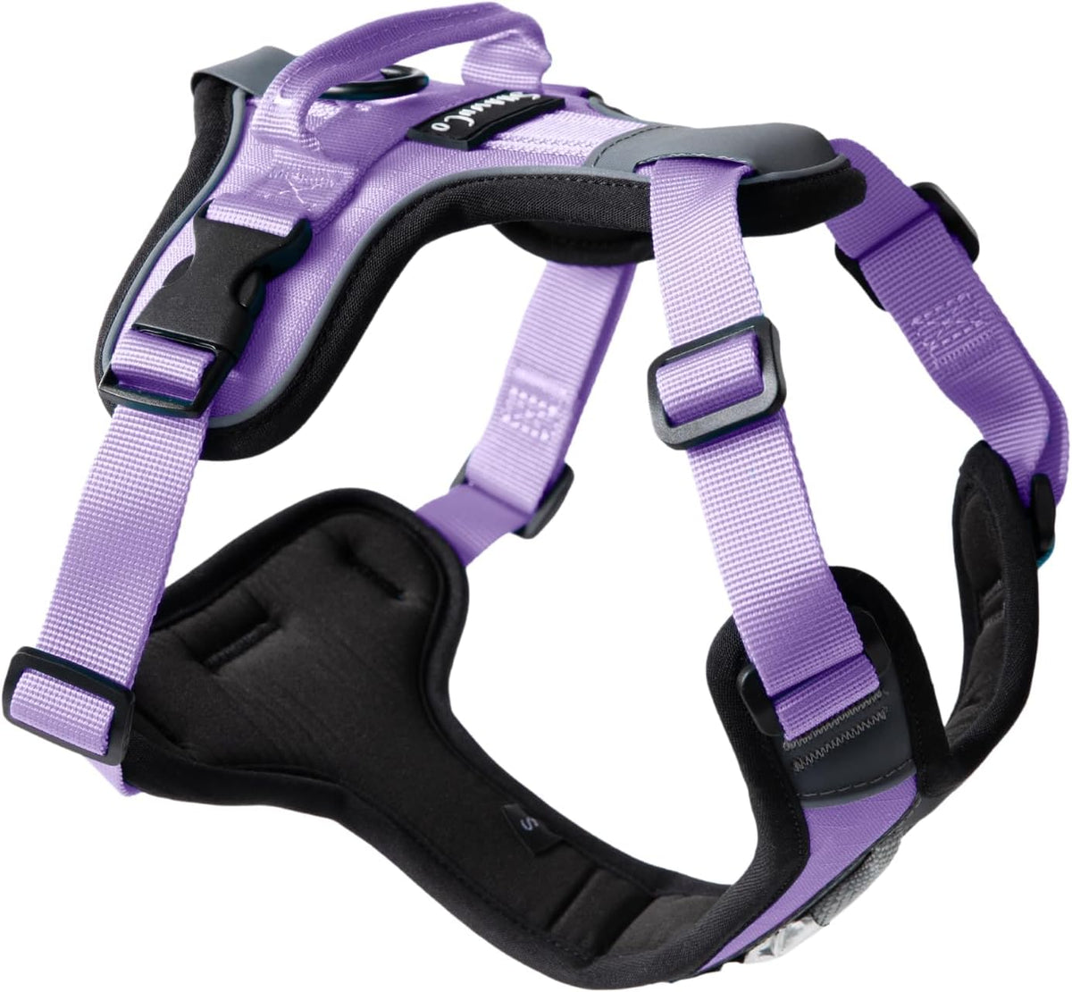 ShawnCo Basecamp Dog Harness, No-Pull Pet Vest (Electric Blue,S)