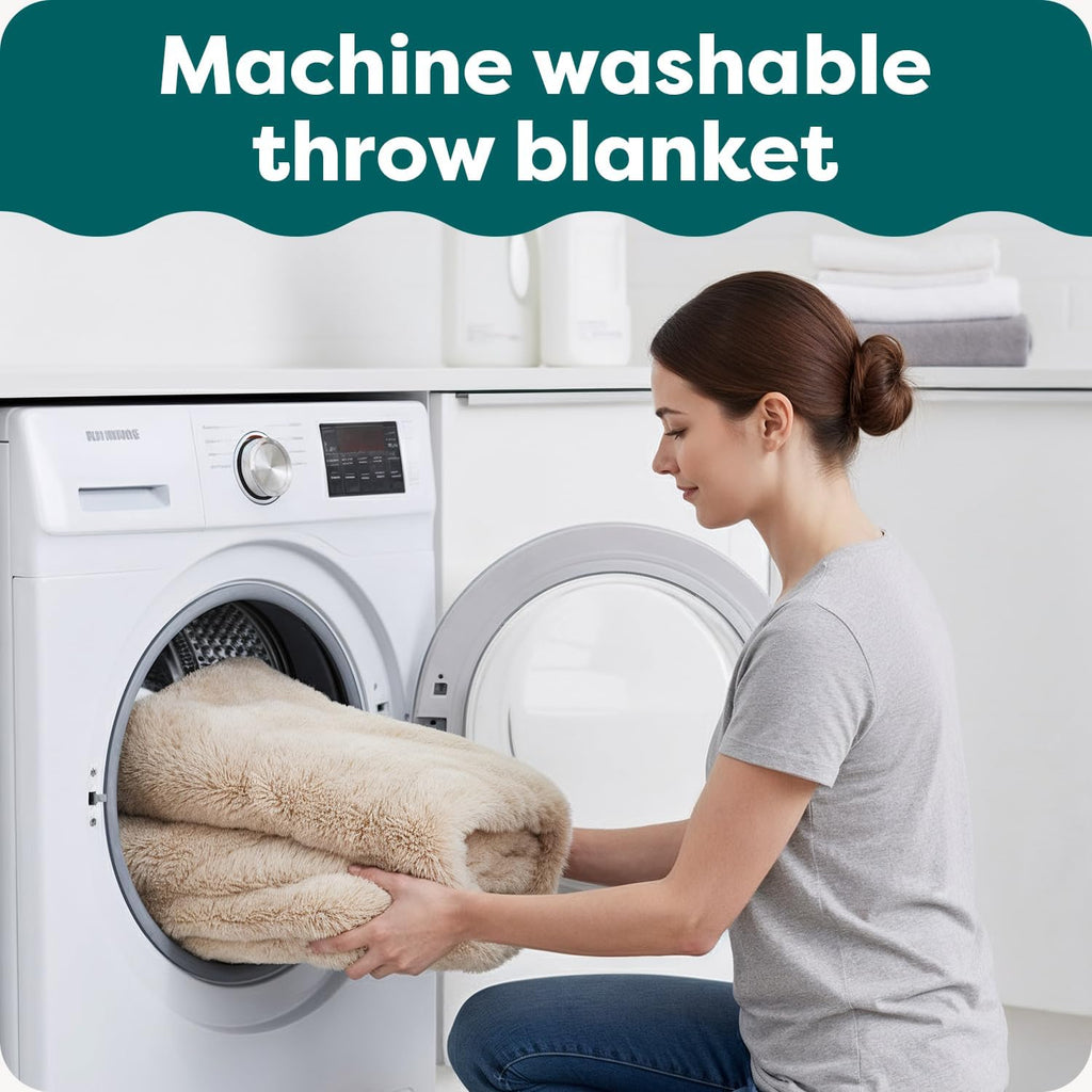 Furhaven Waterproof Throw Blanket for Dogs & Indoor Cats, Washable - Shaggy Plush Calming Long Faux Fur & Velvet Dog Blanket - Mist Gray, Large