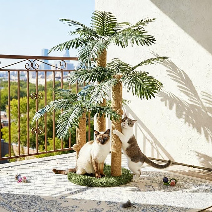 31.5Inch Cat Scratching Post, Cat Scratcher Tree - Image 4