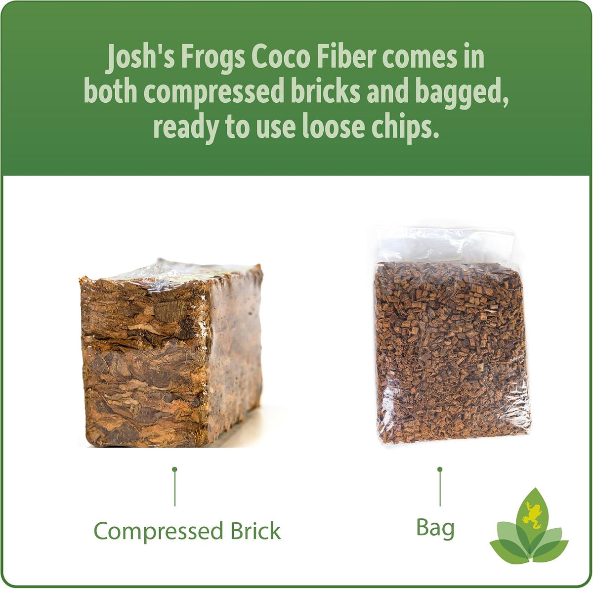 Josh's Frogs Coco Husk Brick, 6 Quarts